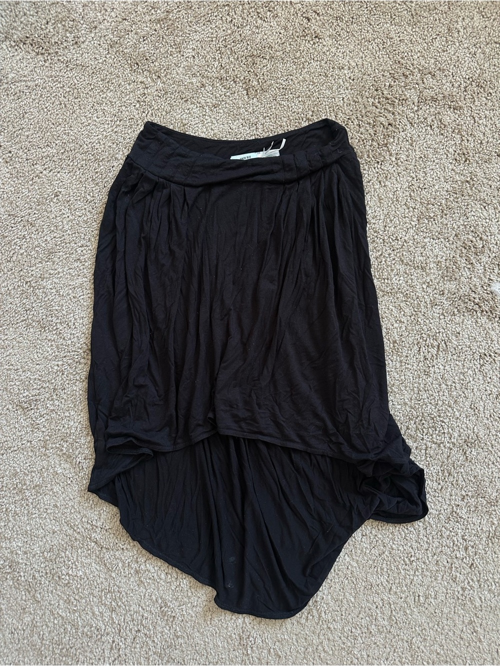 Kimchi Blue Black High-Low Jersey Skirt